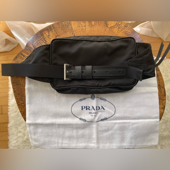 Prada Black Nylon Waist Bag - Picture 2 of 4